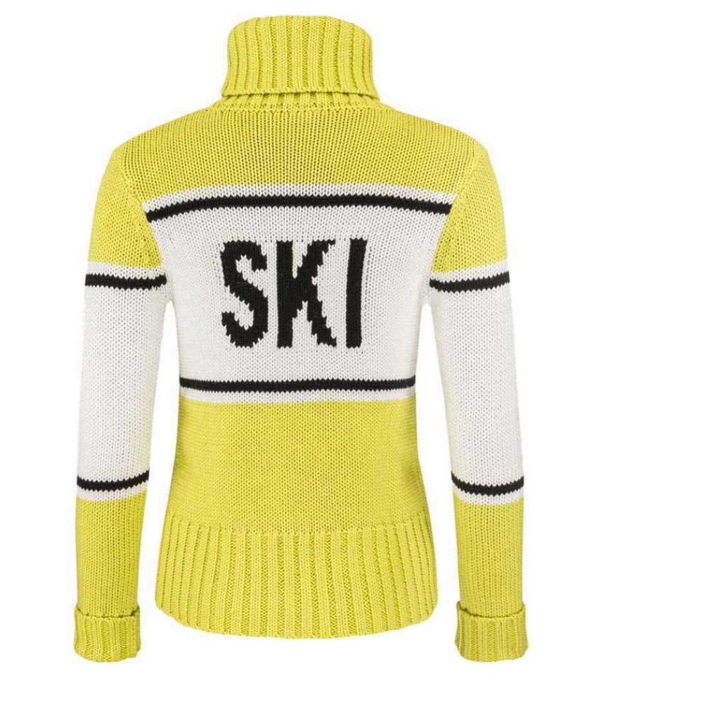 Head Rebels Coco High Neck Sweater in Lime